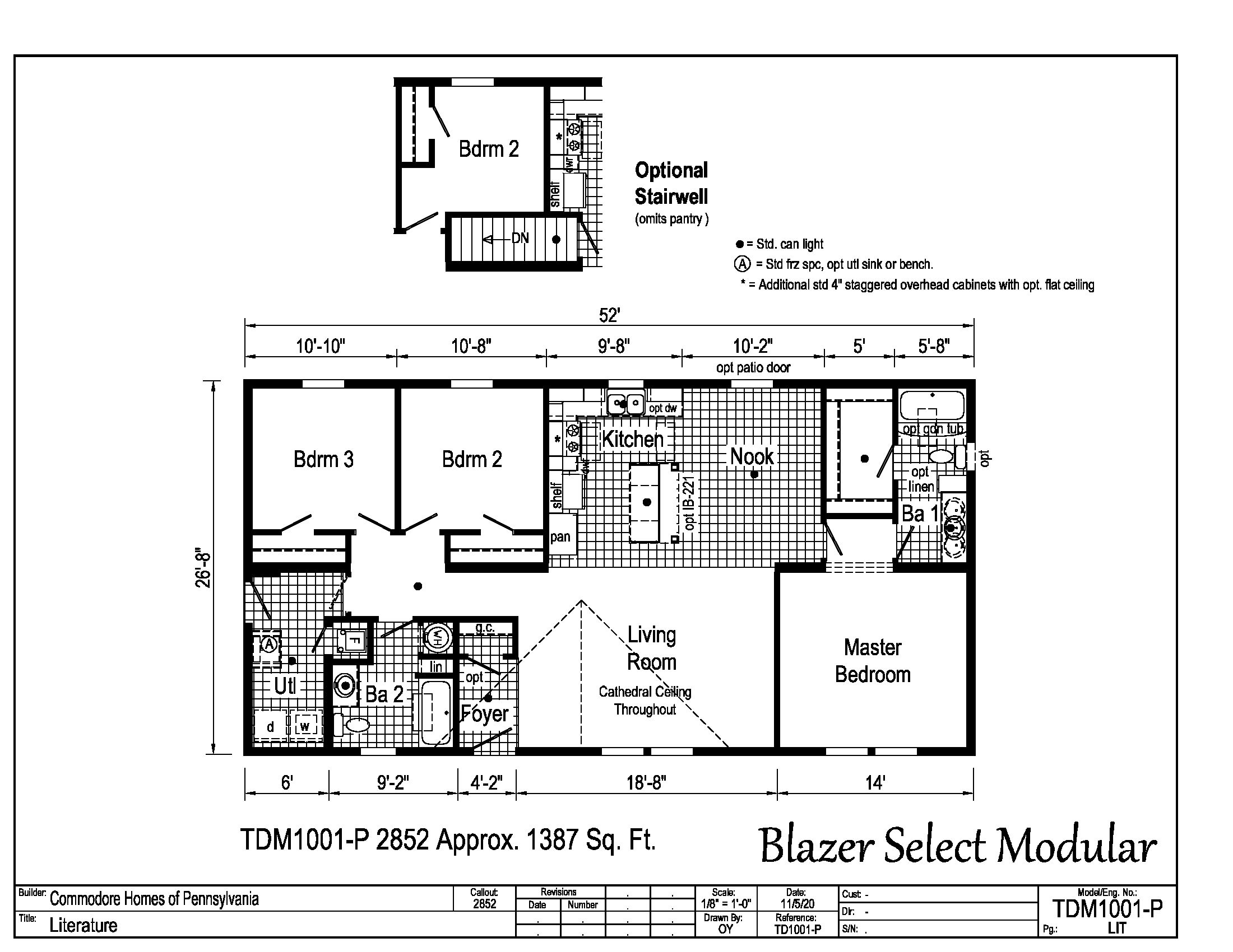 Blazer Select Modular - - TDM1001-P | Find a Home | Commodore of ...
